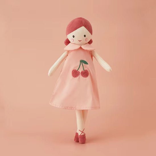 Doudou bébé fille Cherry