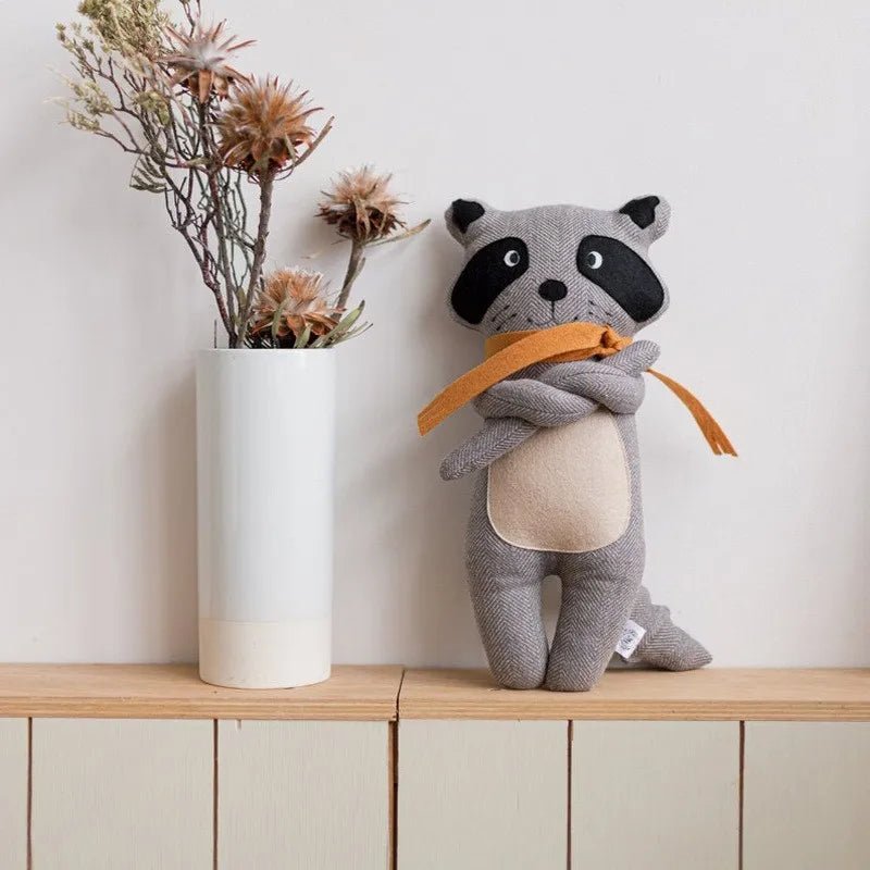 Doudou Raton laveur gris