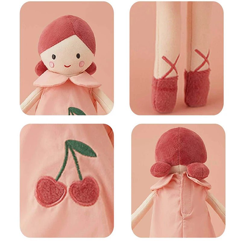 doudou bébé fille-plushina Cerise